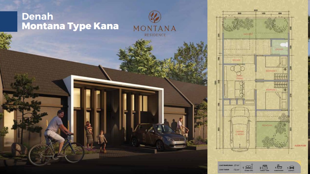 Tipe Kana - Montana Residence