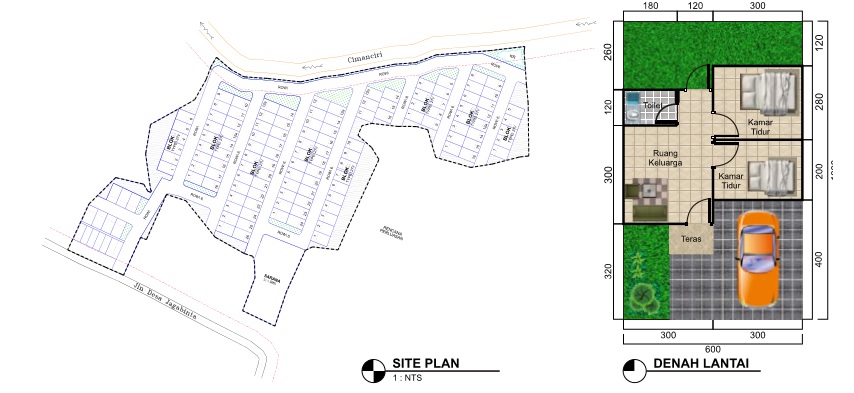 layout graha pilar serpong
