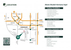 lokasi green garden sawangan