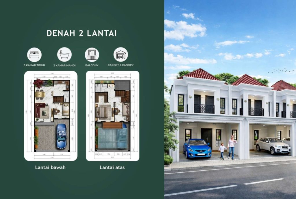 delima mas townhouse layout