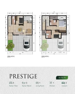 chatra kemang - denah prestige