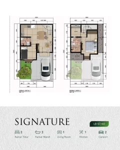 chatra kemang - denah signature