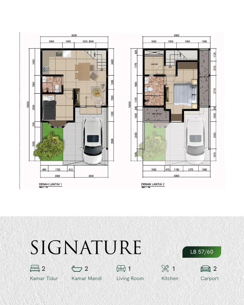 chatra kemang - denah signature